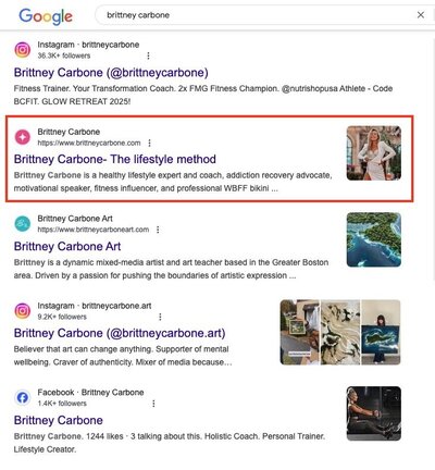 seo result