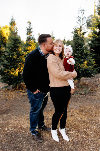 family having fun during family photo session in santa clarita