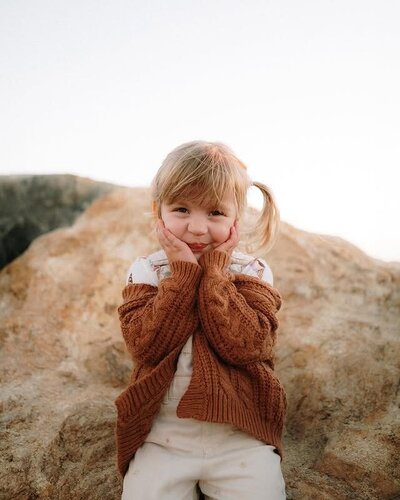 Relaxed family photo session in Perth