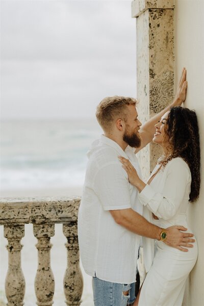 florida beach engagement photos