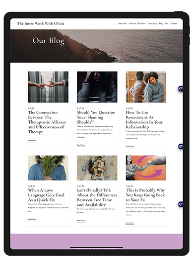 Blog page featuring various articles and posts on the website, showcasing topics and insights for readers.