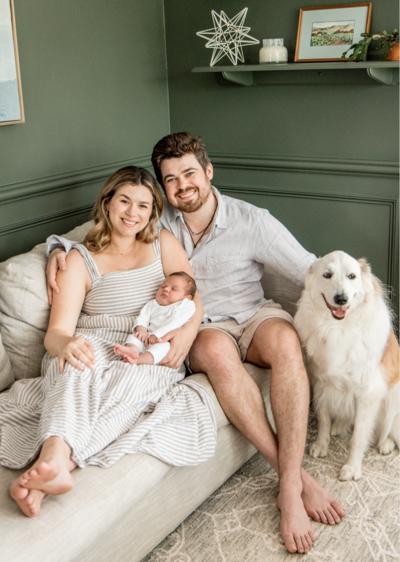 family at home session shelton ct