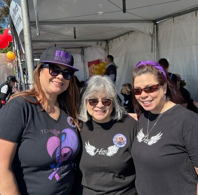 Brandy and family supporting the Walk to End Epilepsy.