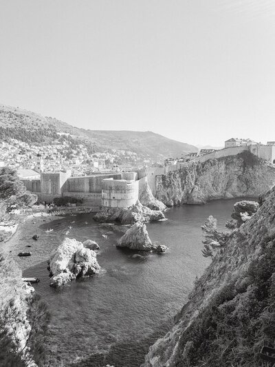 Walls of Dubrovnik in Croatia