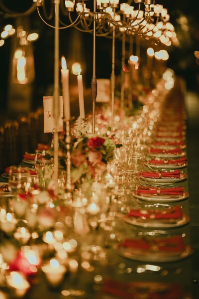Dark Wedding Floral Arrangement