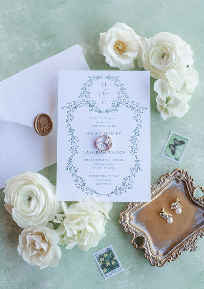 Bridal Portraits at Old Homestead Farm in NC