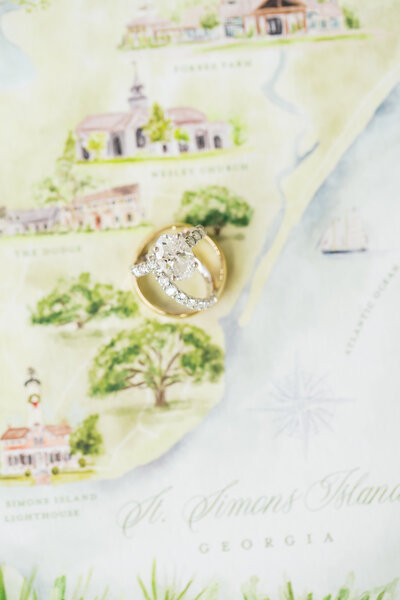 Bride getting ready for her wedding day at Hewitt Oaks in bluffton, south carolina