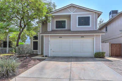 Front View-2-Car Garage