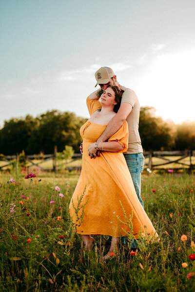 Photographer sharing a joyful moment with her family in St. Augustine.