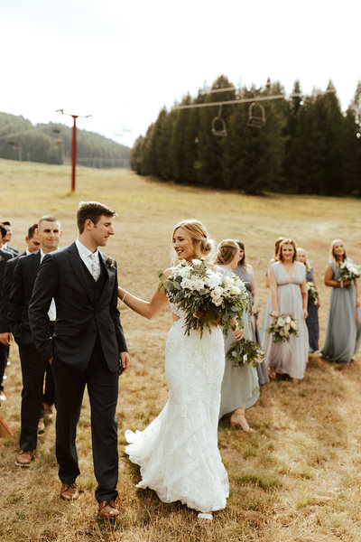Breanna + Riley Adventure Wedding | 49 Degrees North Ski Resort - Chewelah, WA | Tin Sparrow Events + Cassie Trottier Photography
