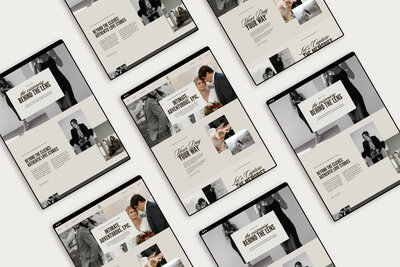 Mockup einer professionellen Webseite, fertiggestellt innerhalb von 7 Tagen
