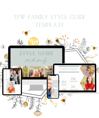 TFW Family Style Guide Template Sales Image