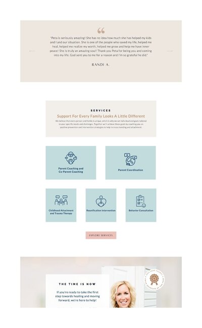 Another after image of Passcode to Parenting’s redesigned website, showcasing a user-friendly and accessible interface.