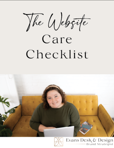 the website care checklist free download