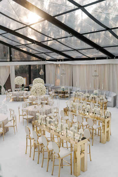 Luxury white and black private estate tented wedding. Destination and international wedding plannner. Passera Events. Nantucket Wedding Planner