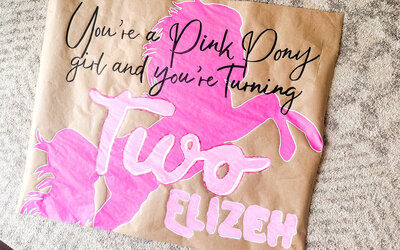 Pink Pony Club - Themed Banner