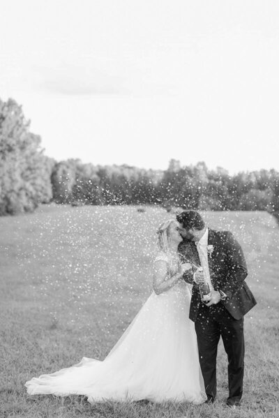 Bret and Brandie Evansville Owensboro Weddings Black and White Gallery47