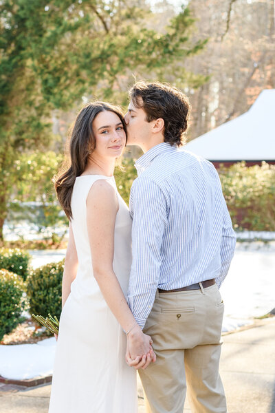 Engagement Session at Historic Christ Church in Weems. Virginia
