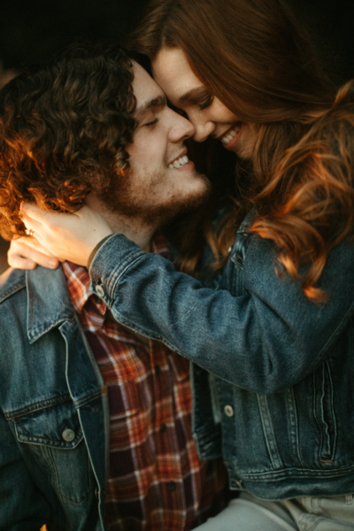 couple holding each other