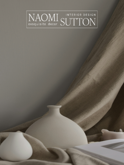 Beige decor image showing how brand kit logos can be applied to a different type of business | Brand By Design