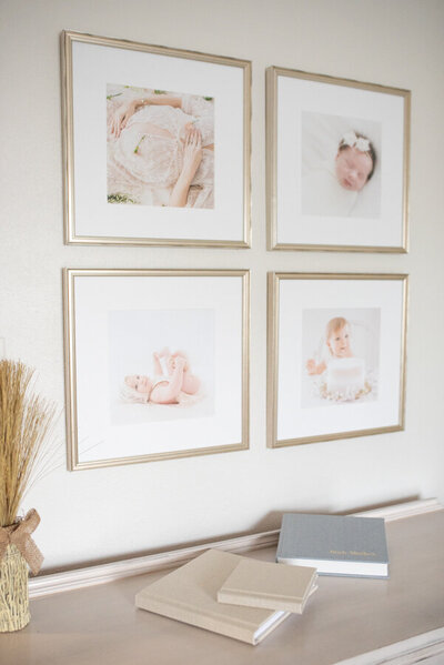 wall gallery example featuring photos by austin tx baby photography