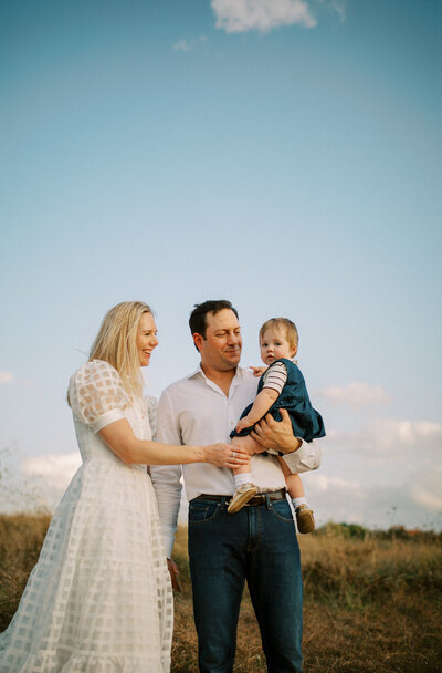 Dallas in home family photography