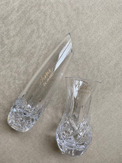hand engraved waterford crystal glass