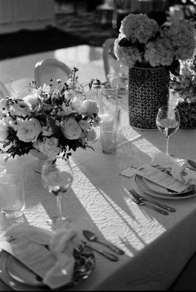 Tablescape at Aspen Wedding