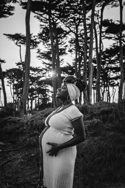 Bay area outdoor Maternity portrait by Xilo Photography
