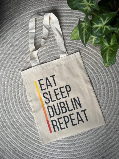 Eat Sleep Dublin Repeattote bag by Madison Mompreneur