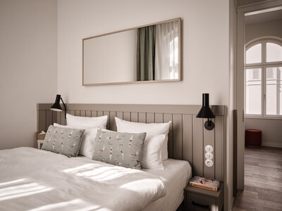 Family Living Apartment im the breeze mit gemütlichem Bett