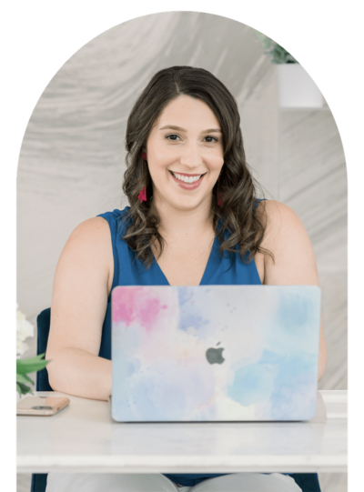 Website conversion consultant, Isabel Kateman, celebrating client success with confetti