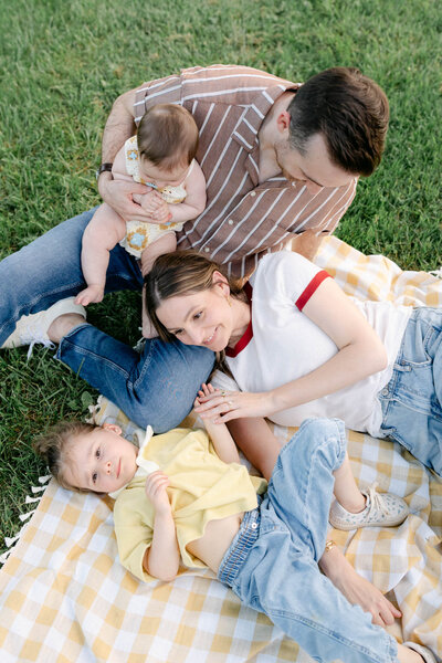 Pregnant mother at a maternity session