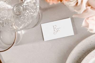 luxury branding for photographer by Palme Design Co