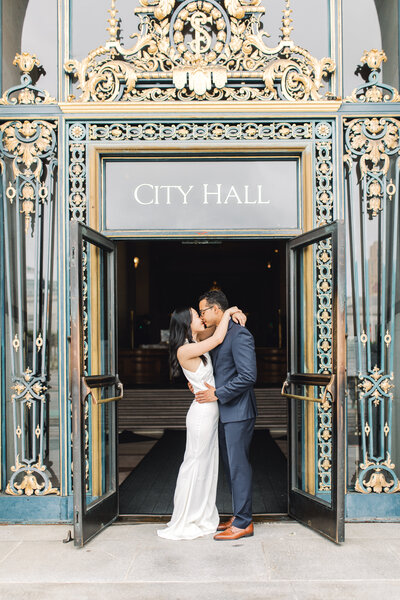 San Francisco City Hall Wedding Photographer, San Francisco Elopement Photographer