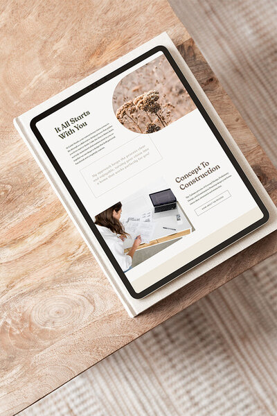 Signature brand identity packages and custom website designs for small businesses.