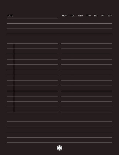Notebook No 06 Digital Planner by Click 2 Plan-155