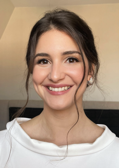 hair and makeup styling for bride's wedding