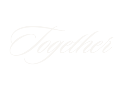 Text that says: together