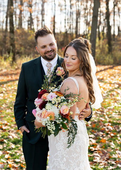 Natural light wedding portraits in Cleveland, Ohio