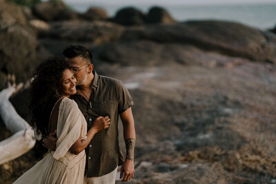 An intimate couple shoot in Galle, Sri Lanka.
