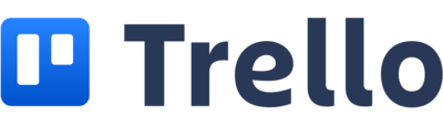 Trellow Logo in dark Blue with a true blue icon