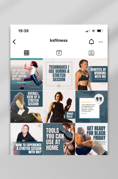 instagram feed deisgn after