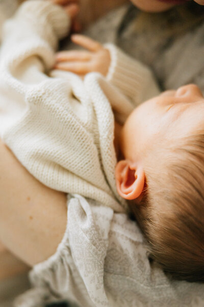 In Home Lifestyle Newborn Photo Session Spring Hill TN