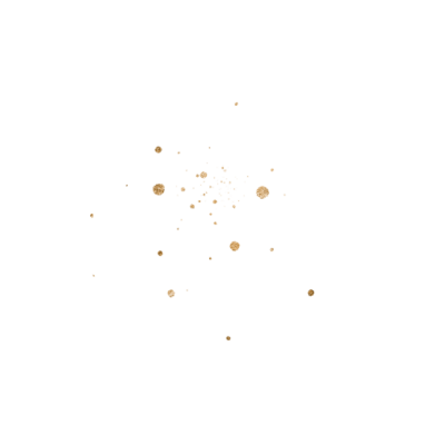 Graphic of specks of gold