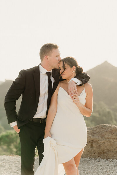 groom and bridesmaid party at the reception at walnut grove wedding in moorpark, ca captured by los angeles wedding photographer magnolia west photography