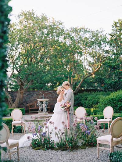 Romantic Garden Wedding in Houston at River Oaks Garden Club