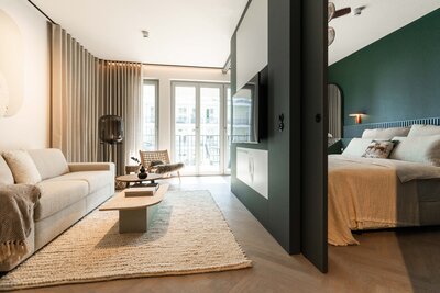 Visualisiererung des Ruhebereichs im SPA Bereich des the shore club.