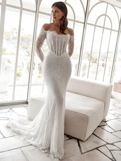 Corston Couture European Affaire stocked at Sunday's Bride. London UK