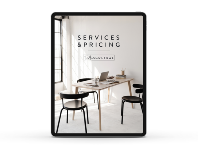 Download the Influencer Legal Service & Pricing Guide